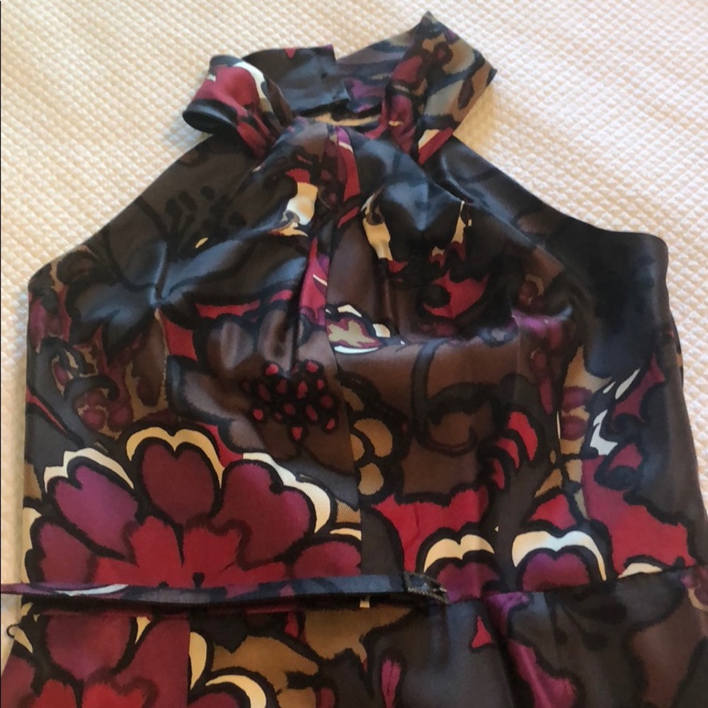 Trina Turk Silk Halter Dress 8